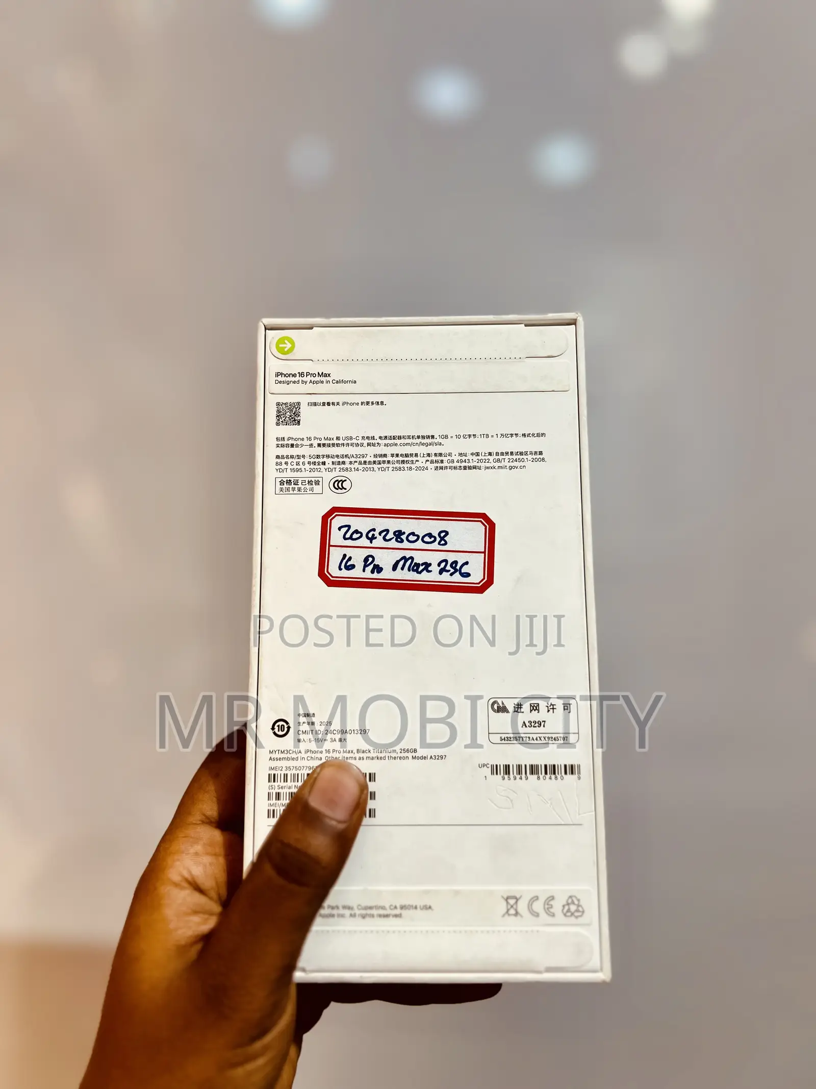 New Apple iPhone 16 Pro Max 256 GB Black