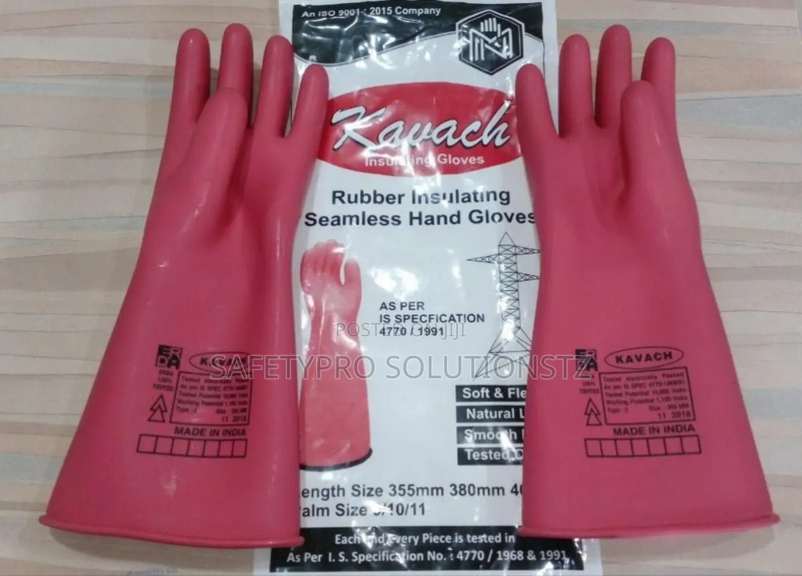 Kavach Electric Hand Gloves (25 Kv)