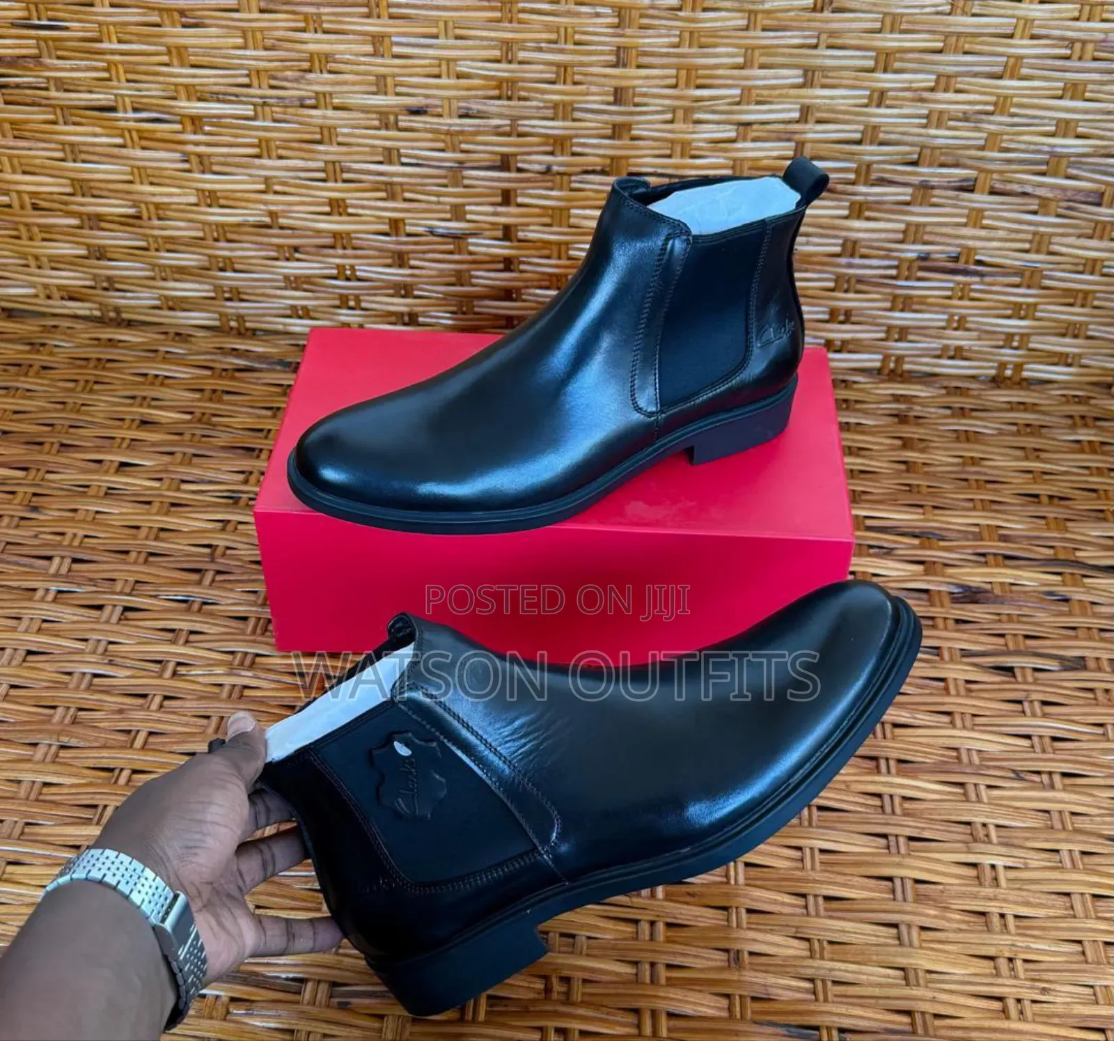 Beautifully Made Boots or Shoes or Footwears Originally Leathered