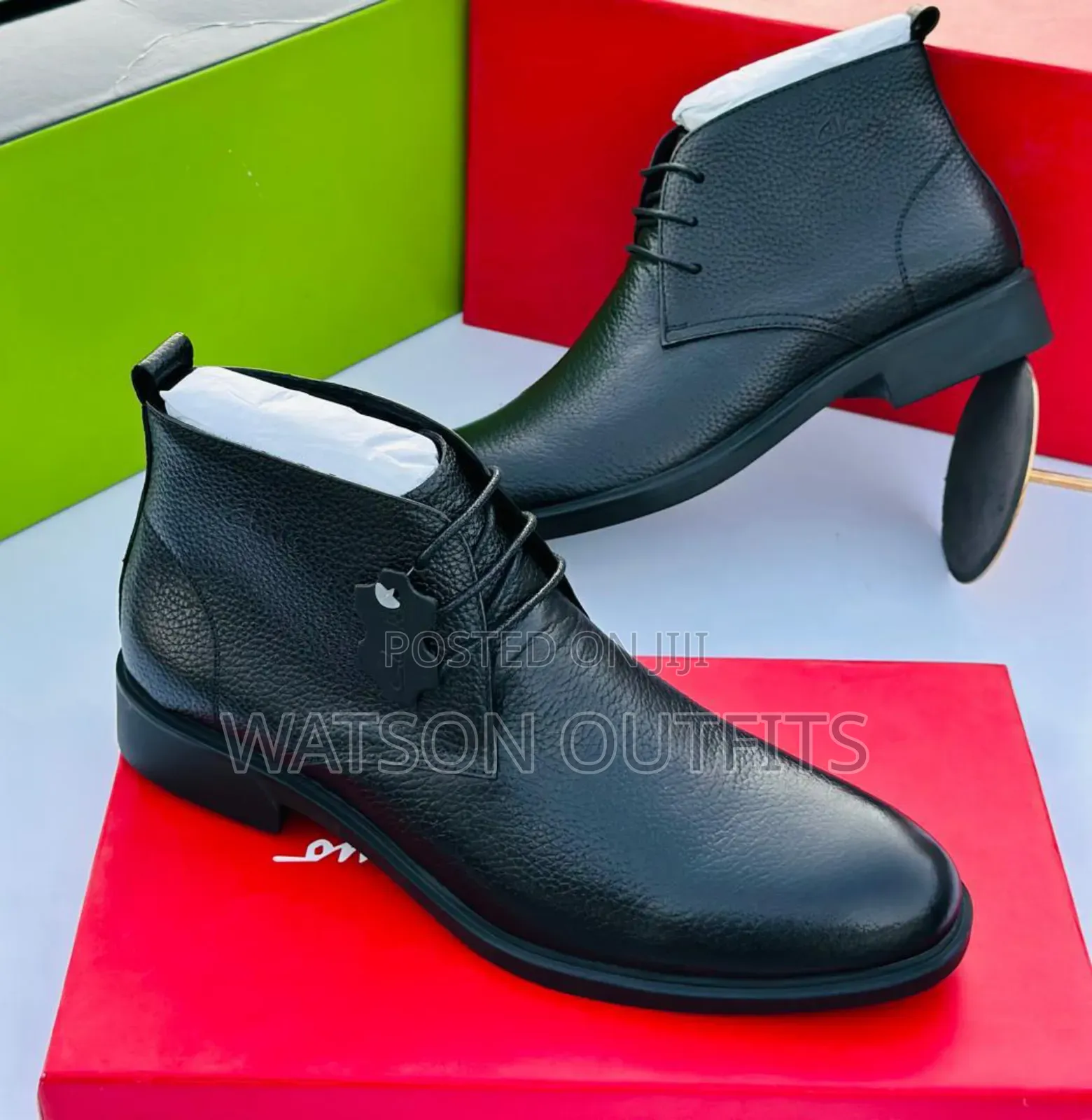 Beautifully Made Boots or Shoes or Footwears Originally Leathered