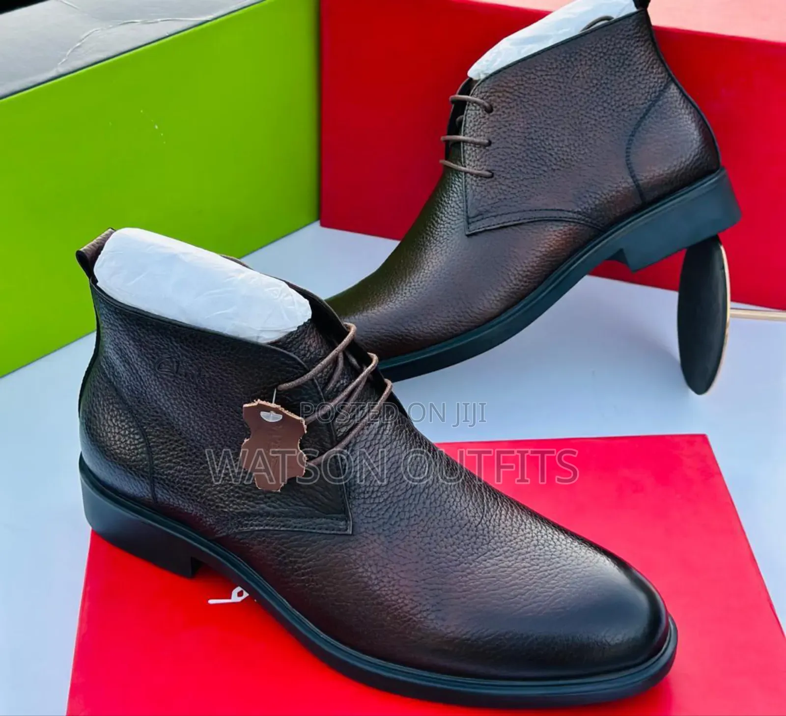 Beautifully Made Boots or Shoes or Footwears Originally Leathered