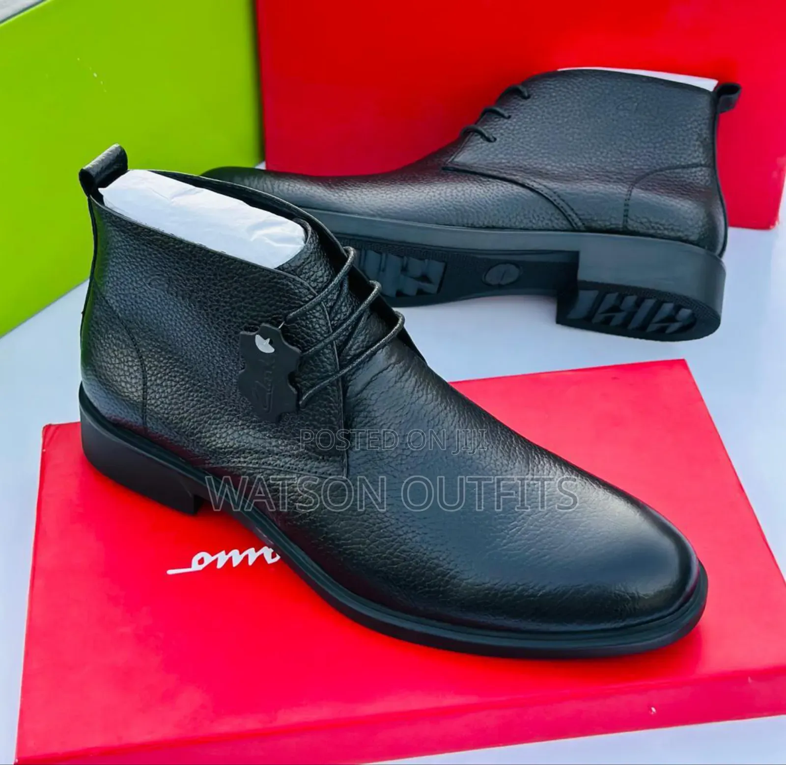 Beautifully Made Boots or Shoes or Footwears Originally Leathered