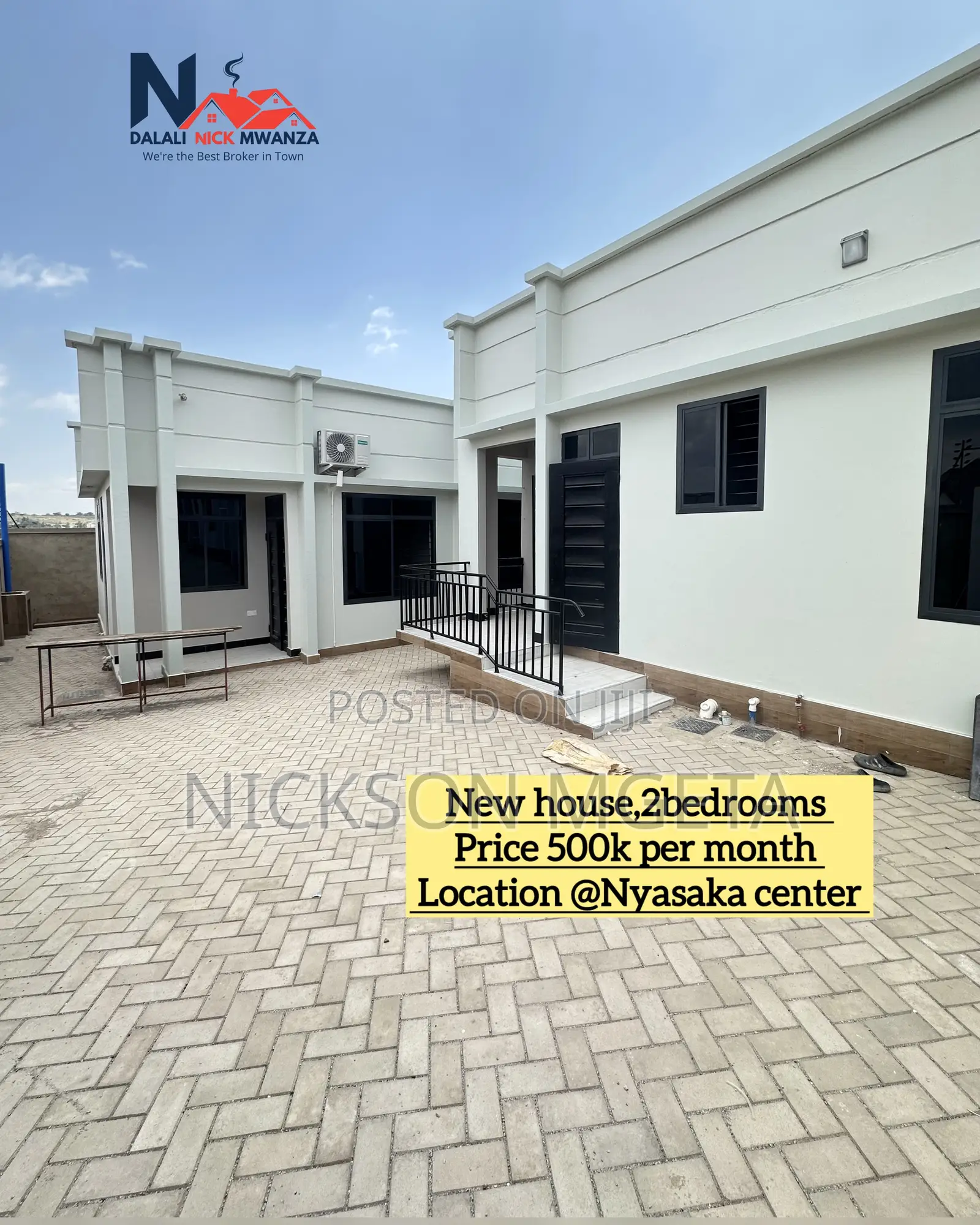 2bdrm Apartment in Dalali Nick Mwanza, Nyasaka for rent