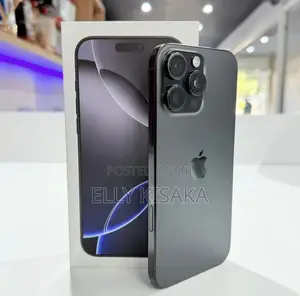 New Apple iPhone 16 Pro Max 256 GB Black