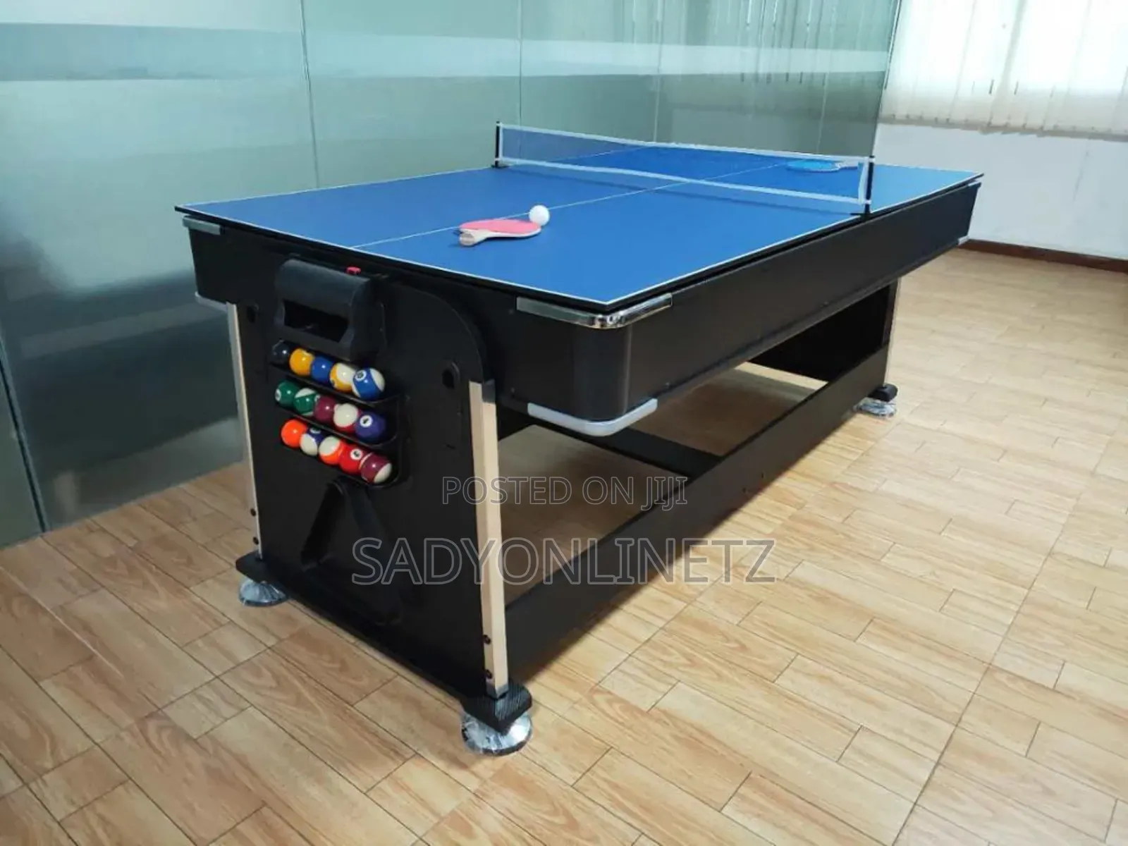 4in 1 Pool Table,Air Hockey,Table Tennis and Dining Top