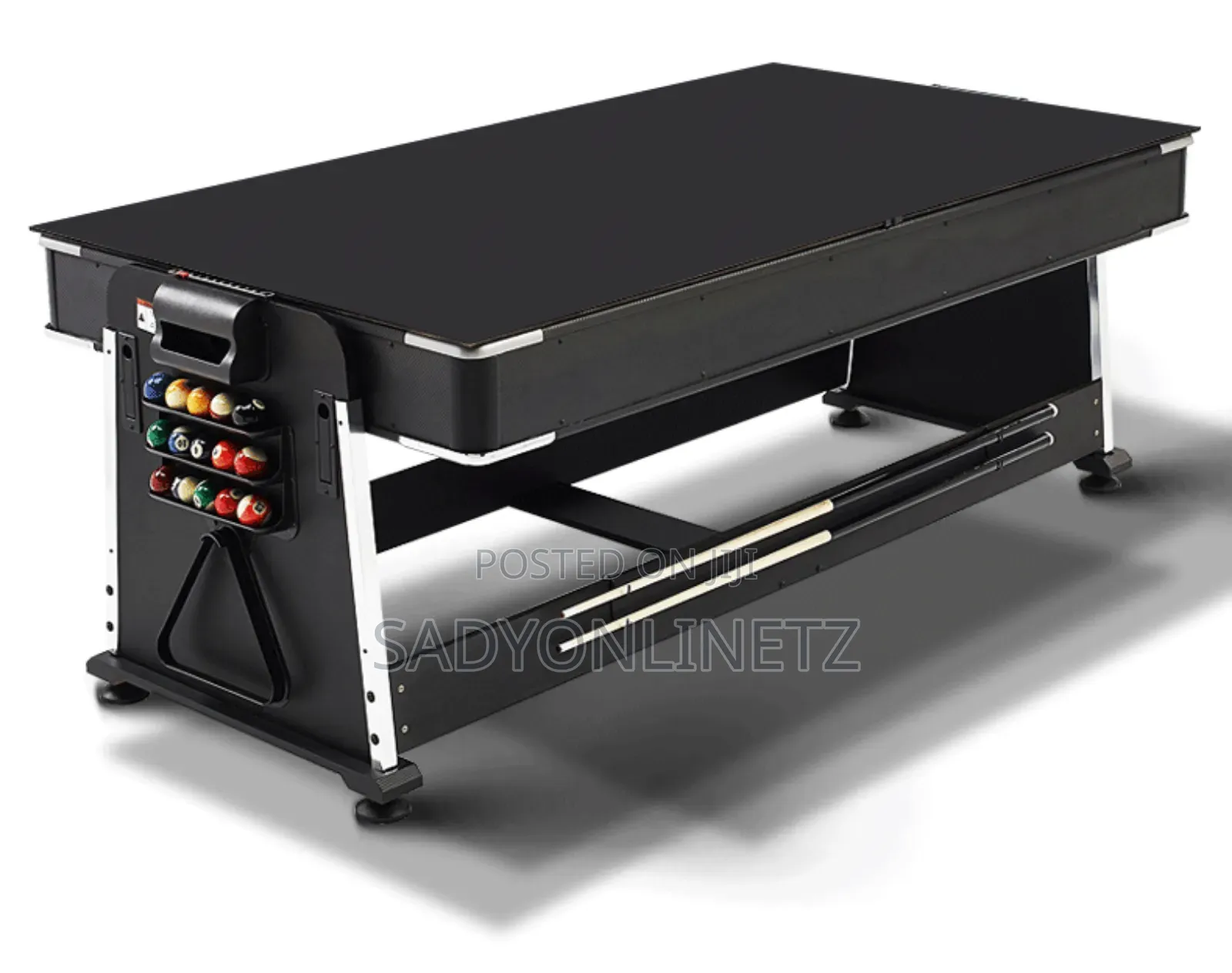 4in 1 Rotating Pool Table,Air Hockey,Tennis Table and Dining Top