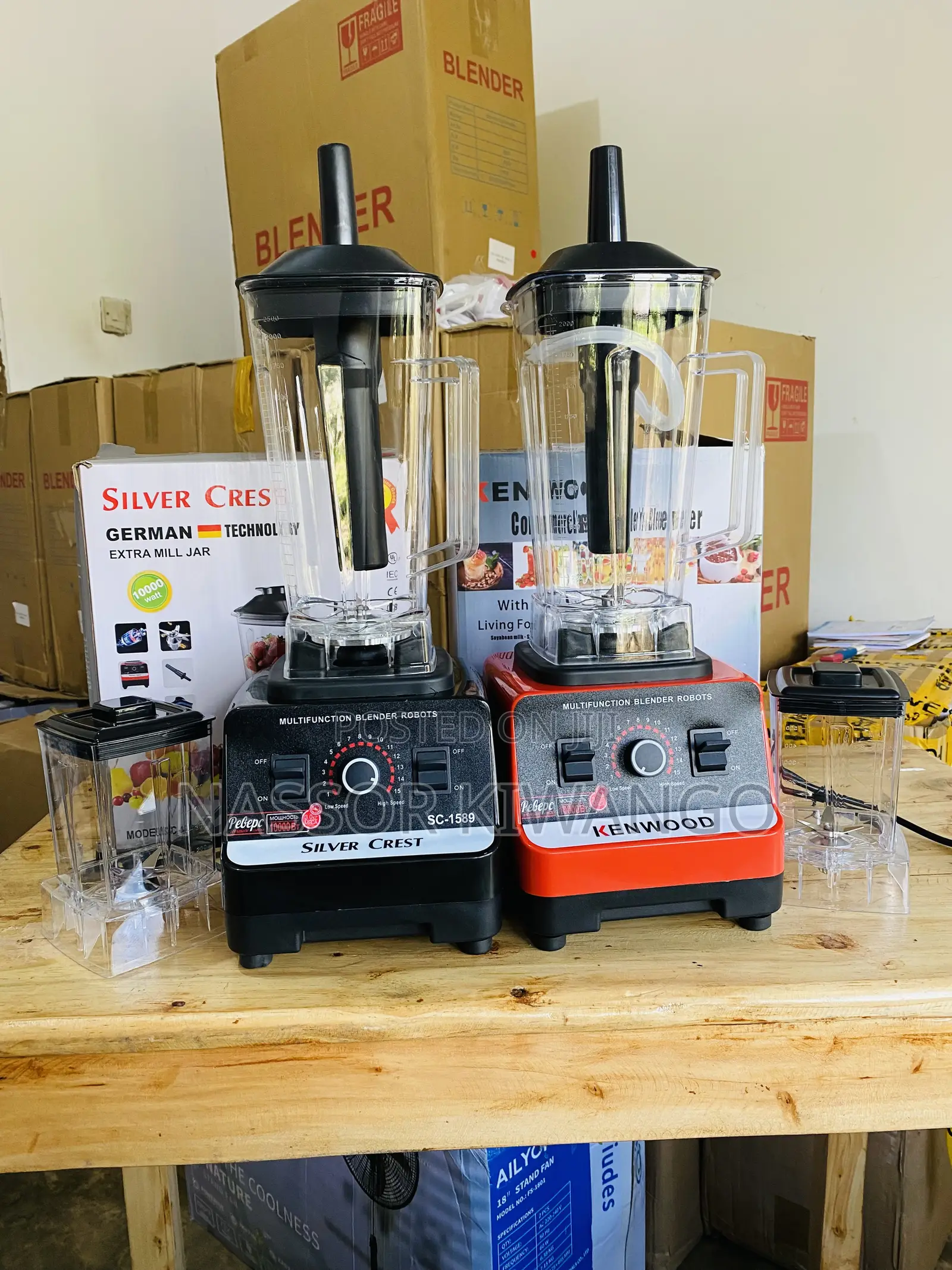 Silver Crest Heavy Duty Blender Lita 2.5 Yenye Watt 10,000 Na Jagi 2