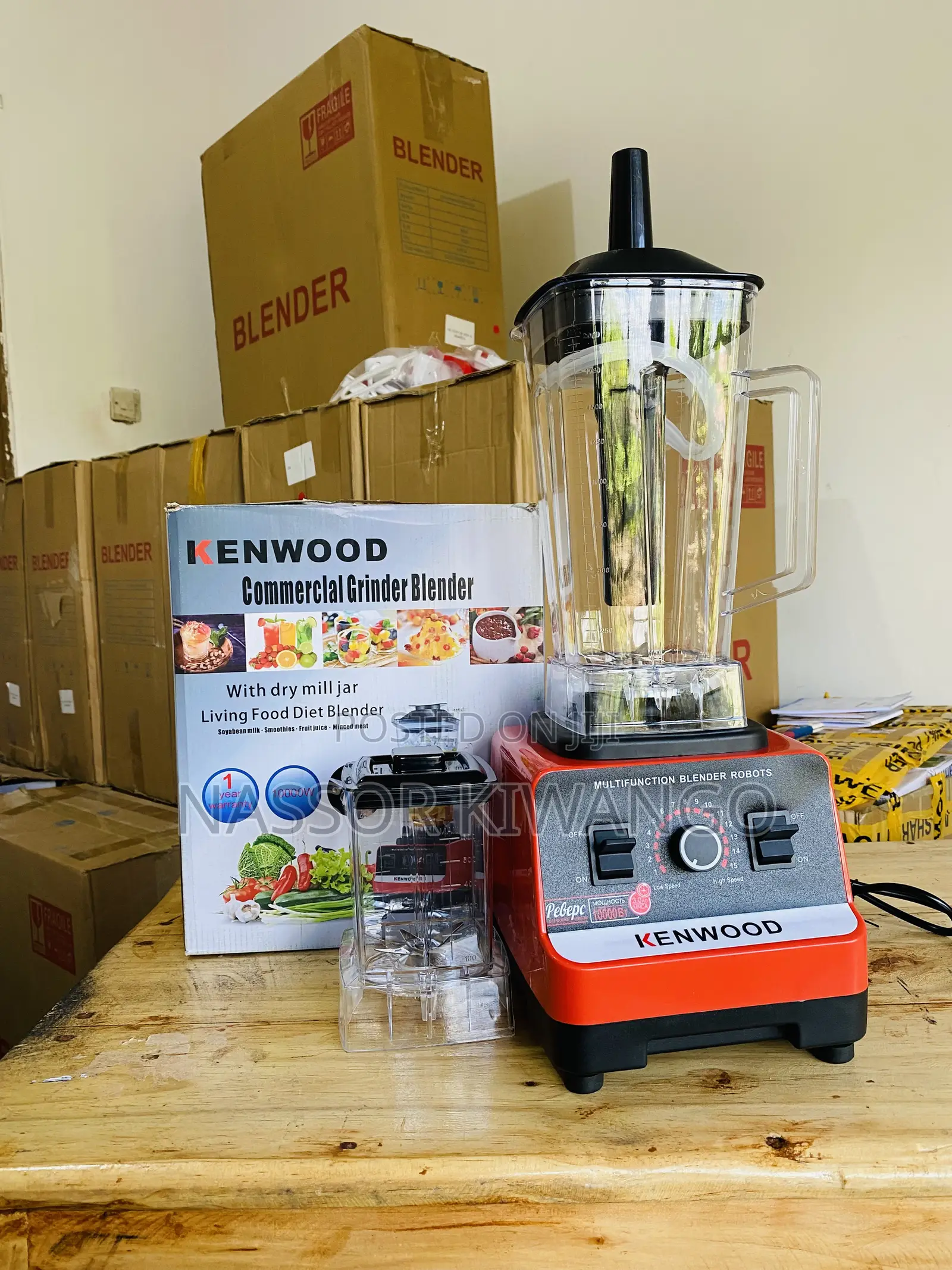 Silver Crest Heavy Duty Blender Lita 2.5 Yenye Watt 10,000 Na Jagi 2