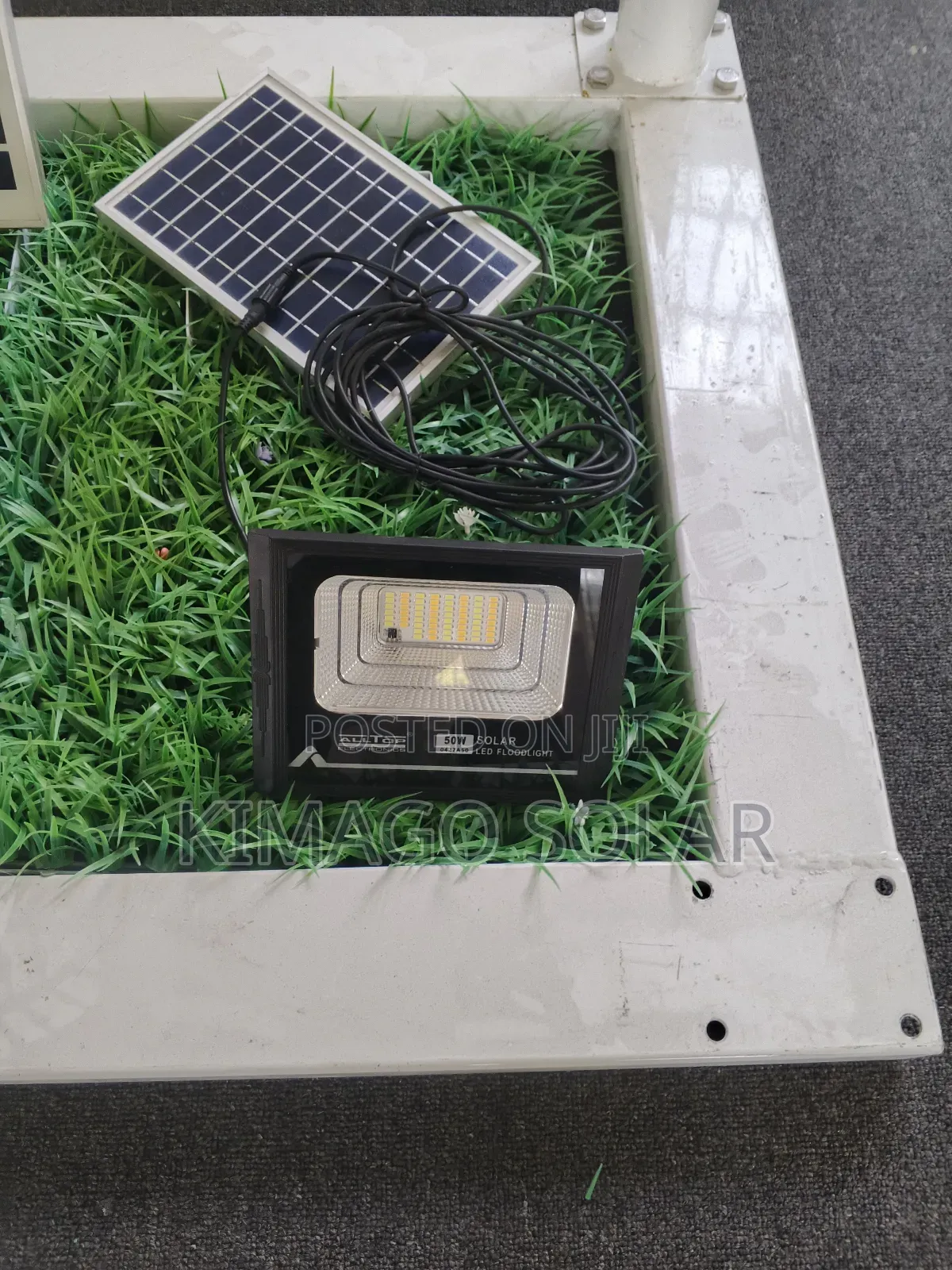 50w Solar Floodlight Rahisi Kufunga Kwenye Geti