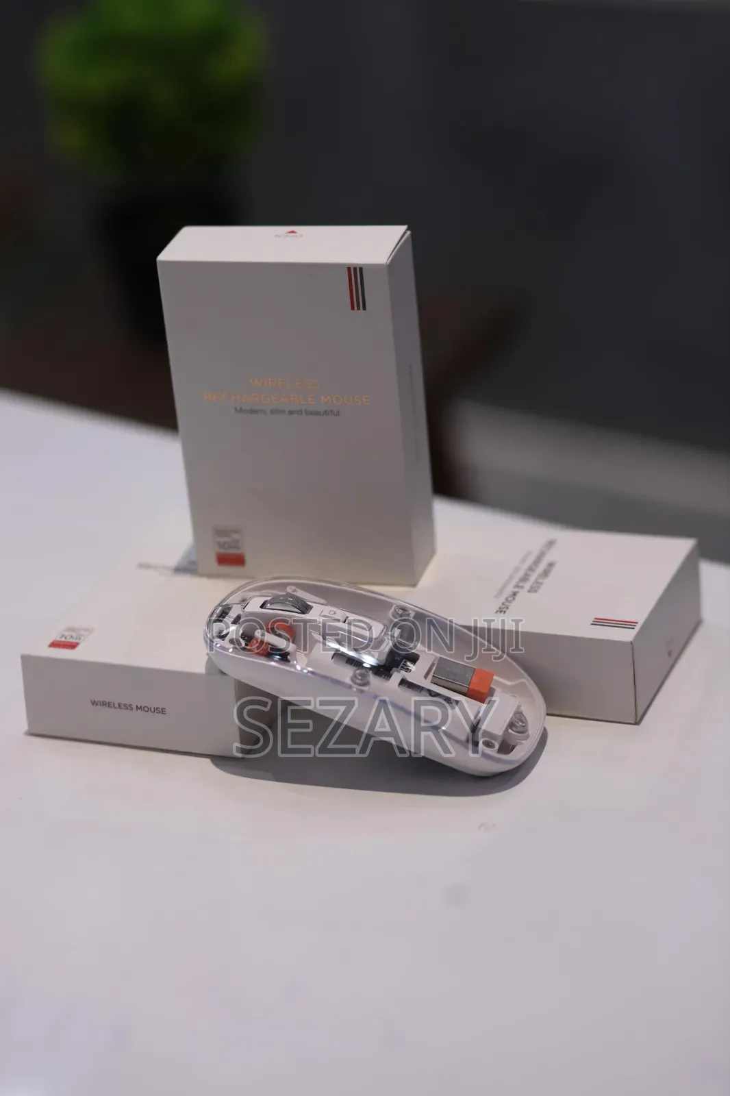 Transparent Wireless Mouse Type C