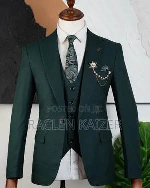 Rich Teal Three-Piece Suit