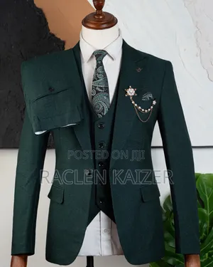 Rich Teal Three-Piece Suit