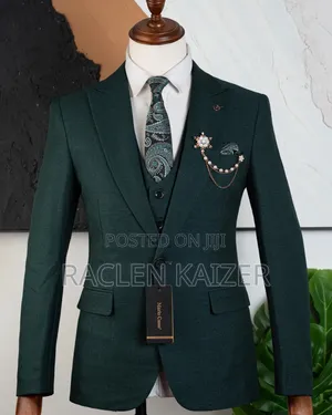 Rich Teal Three-Piece Suit