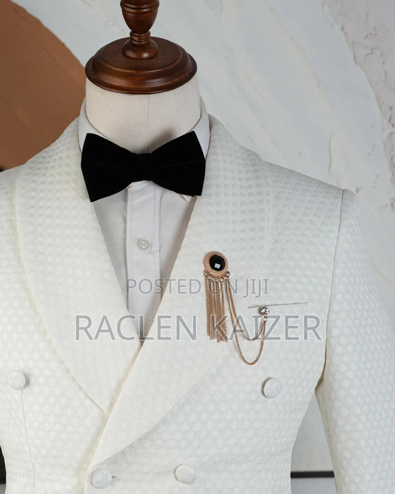 White Double-Breasted Suits for Weddings