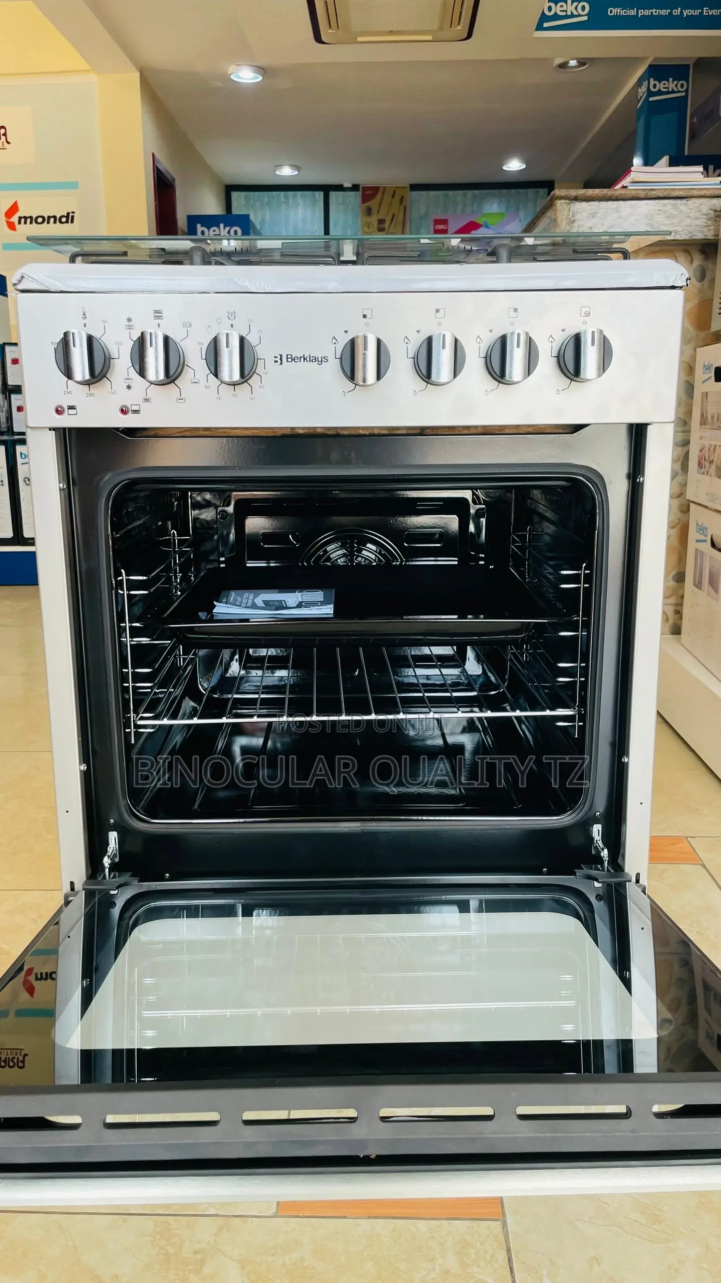 3gas + 1plate 60x60cm With Electric Oven