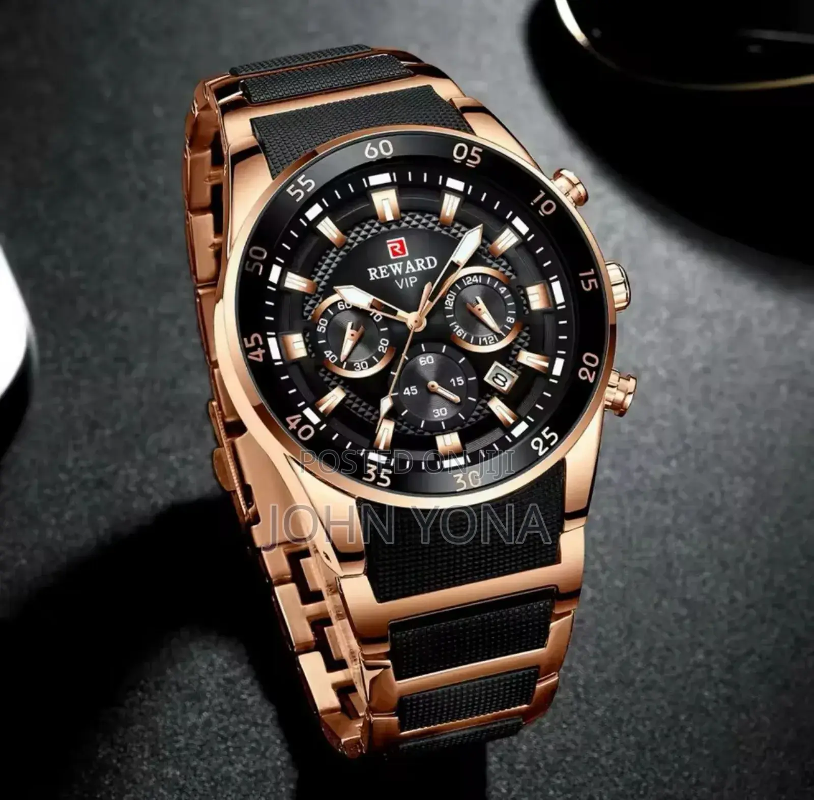 Reward Vip Watch Black Gold