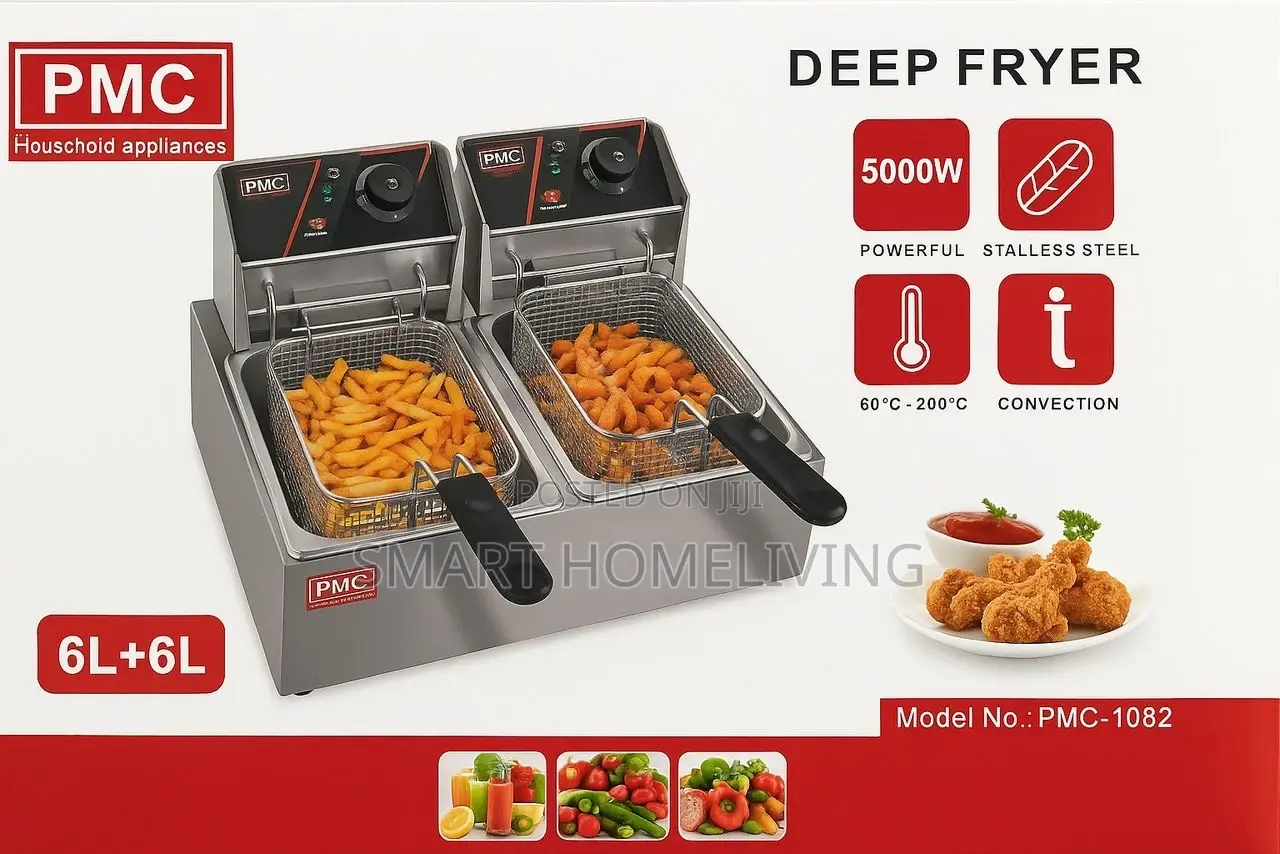 Double Electric Deep Fryer 12l