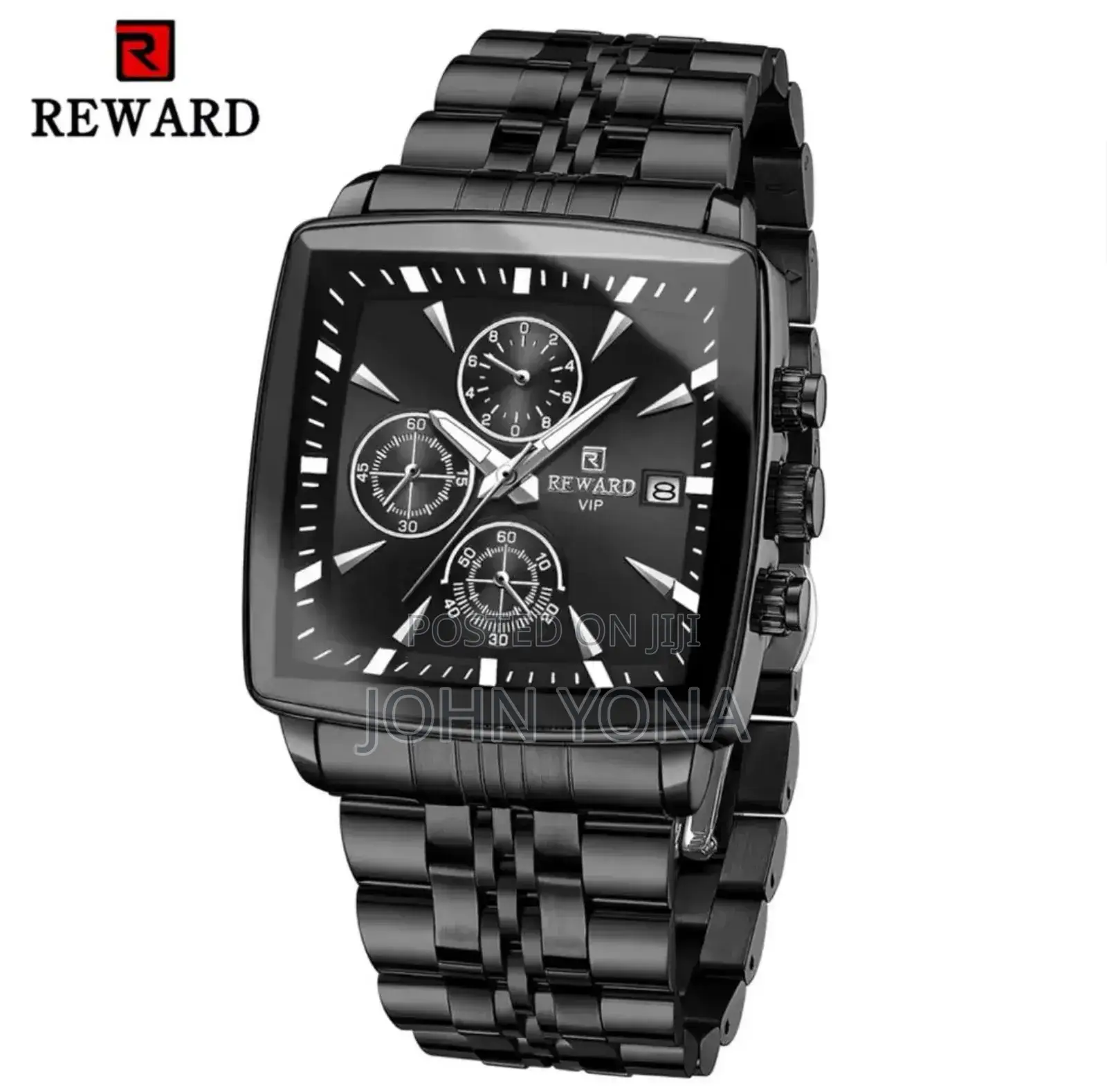 Reward Vip Watch Black Steel
