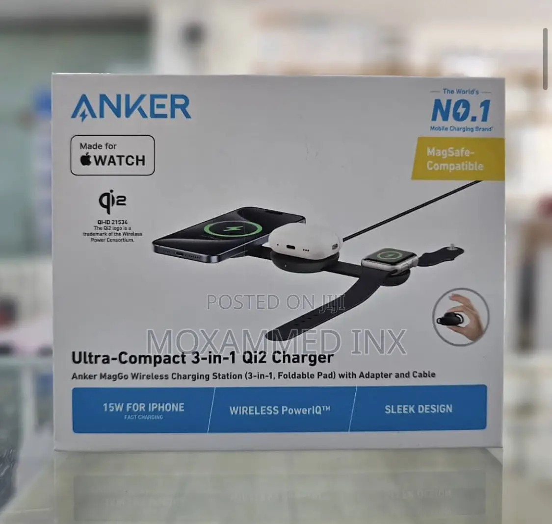 Anker Maggo Magsafe Wireless Charger Foldable Sleek Design