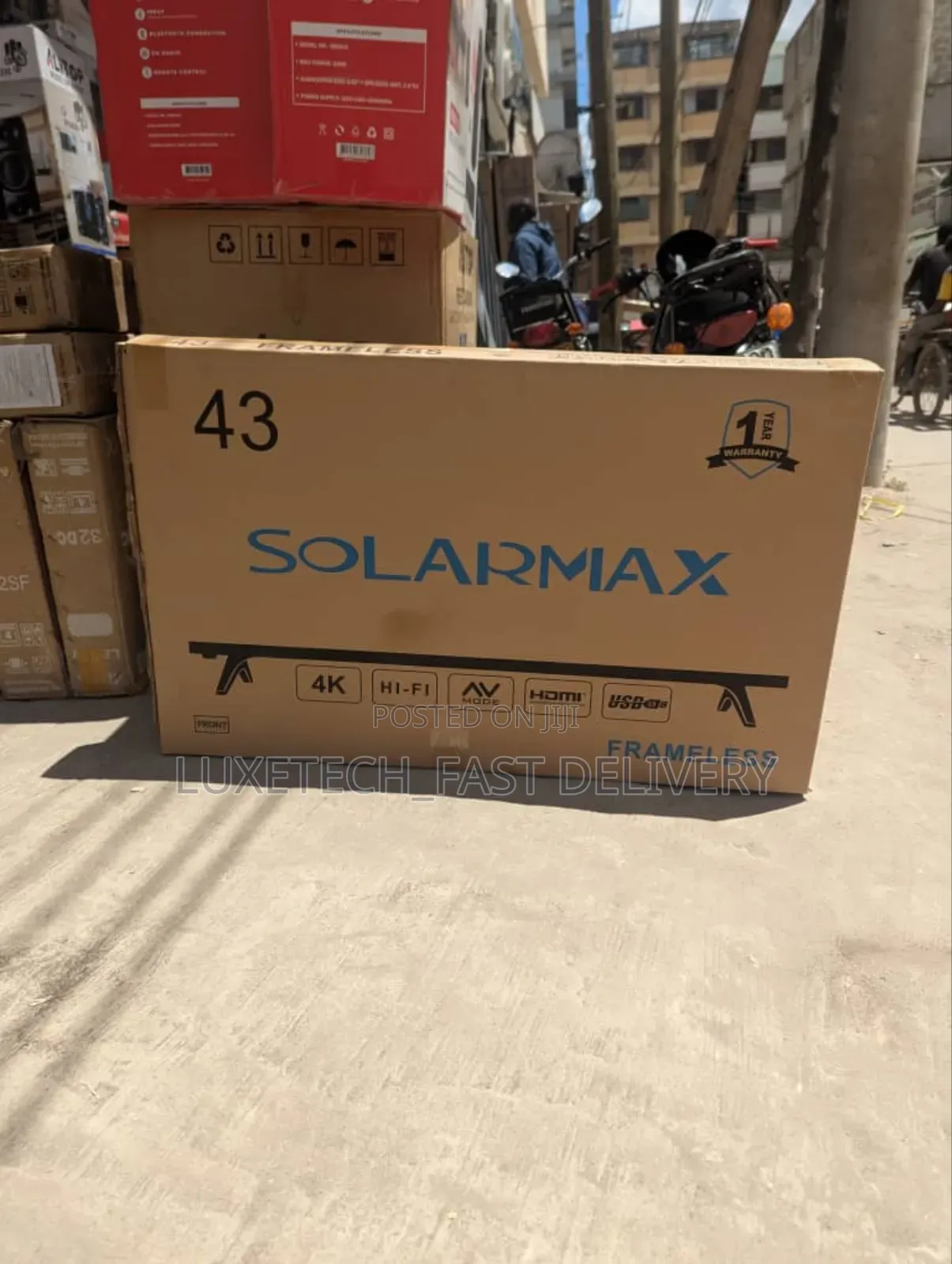 Solarmax 43" Frameless Led Tv Full Hd Quality