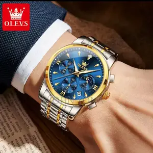 Olevs Watch Gold Silver