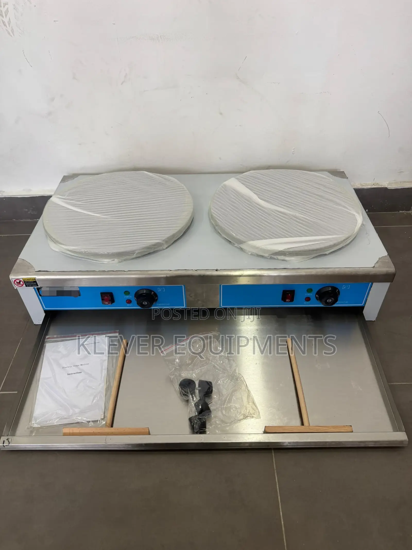 Wg-2eye Commercial Double-Headed Electric Crepe Maker