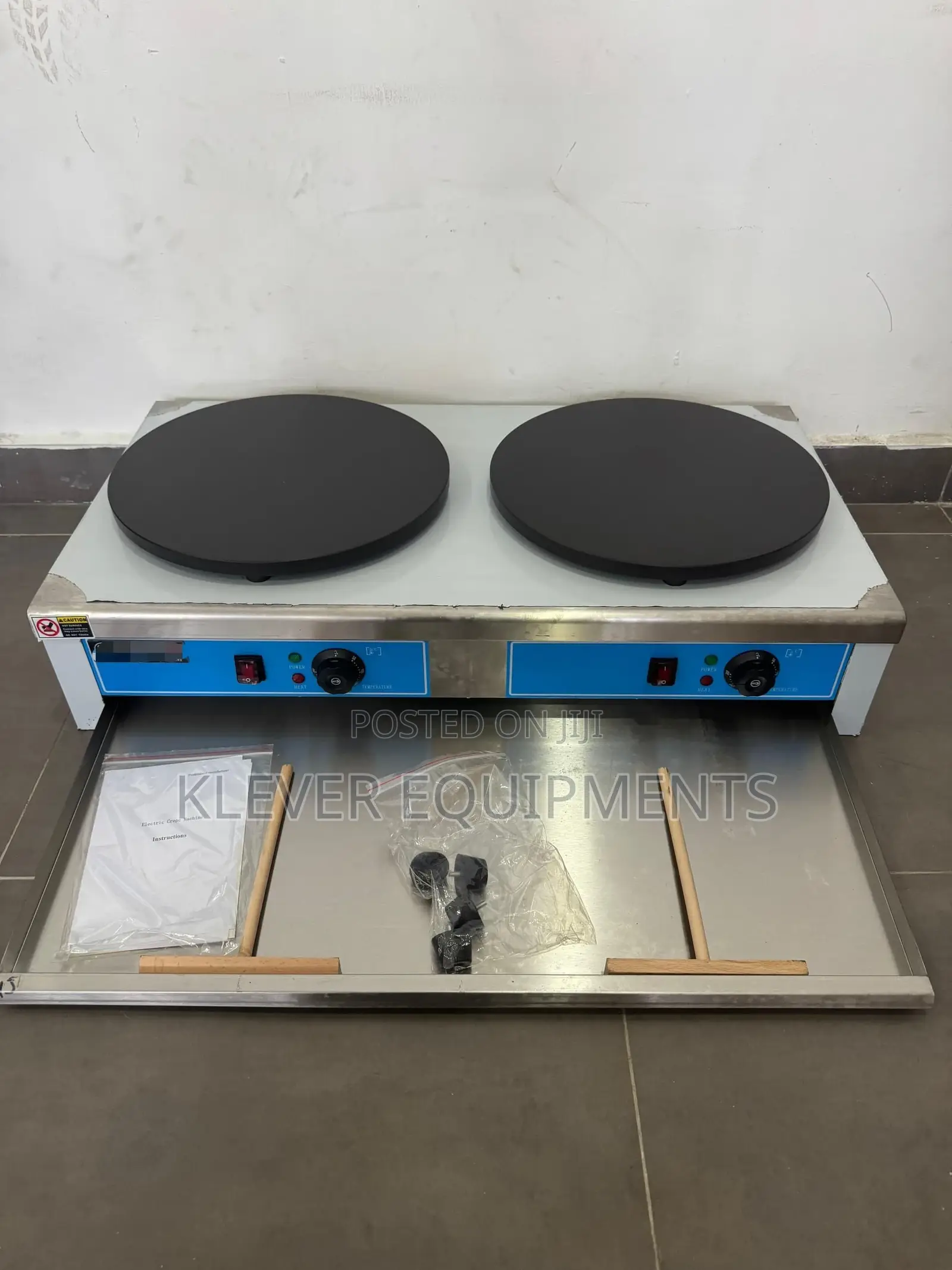 Wg-2eye Commercial Double-Headed Electric Crepe Maker