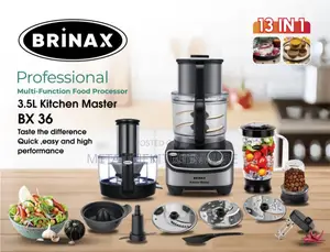 Brinax Multi Function Food Processor 13 in 1 (Kitchen Master) 3.5l