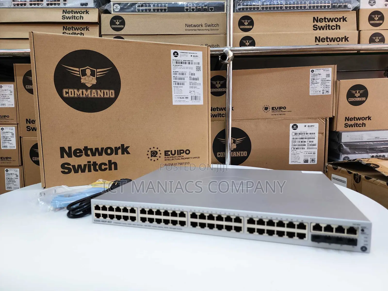 Commando 48 Gigaports Full Poe Managed Switch