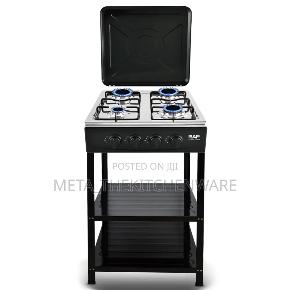 Raf 4 Gas Plate With Storage Shelves