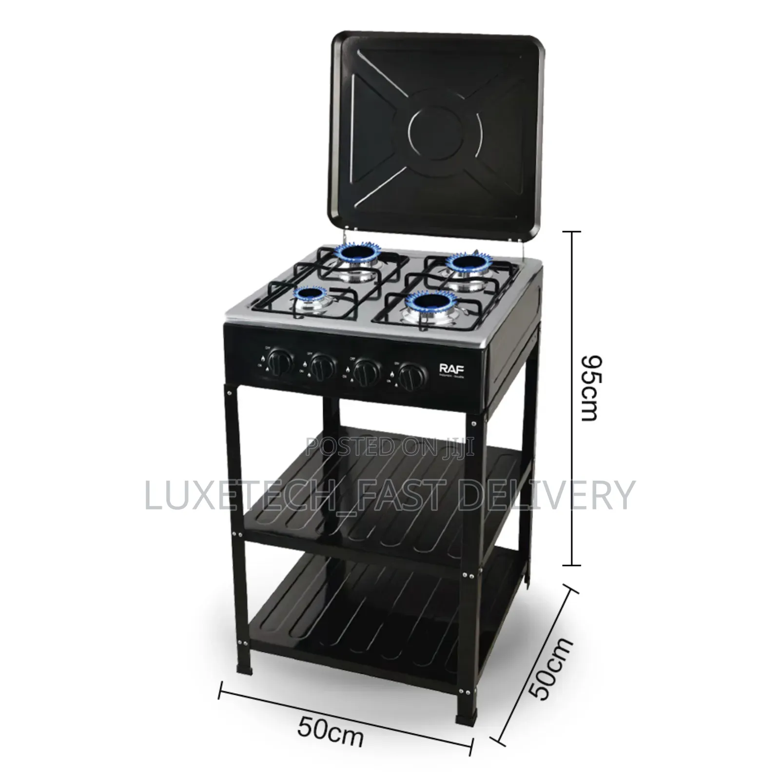 Raf Gas Stove 4 Burners With Stand