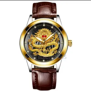 High Quality Leathers Straps Quartz Water Proof Box