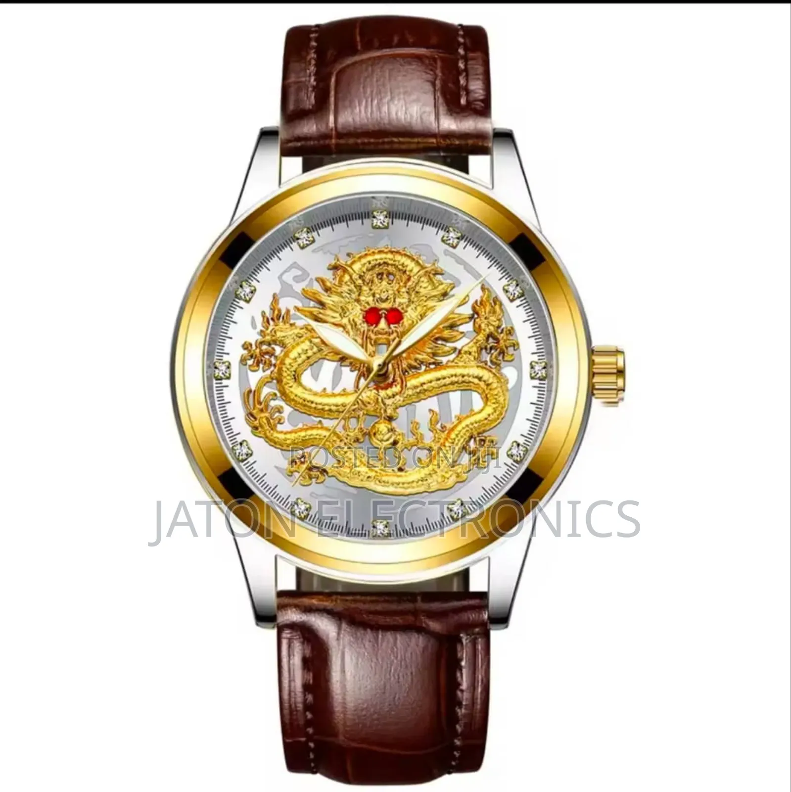 High Quality Leathers Straps Quartz Water Proof Box