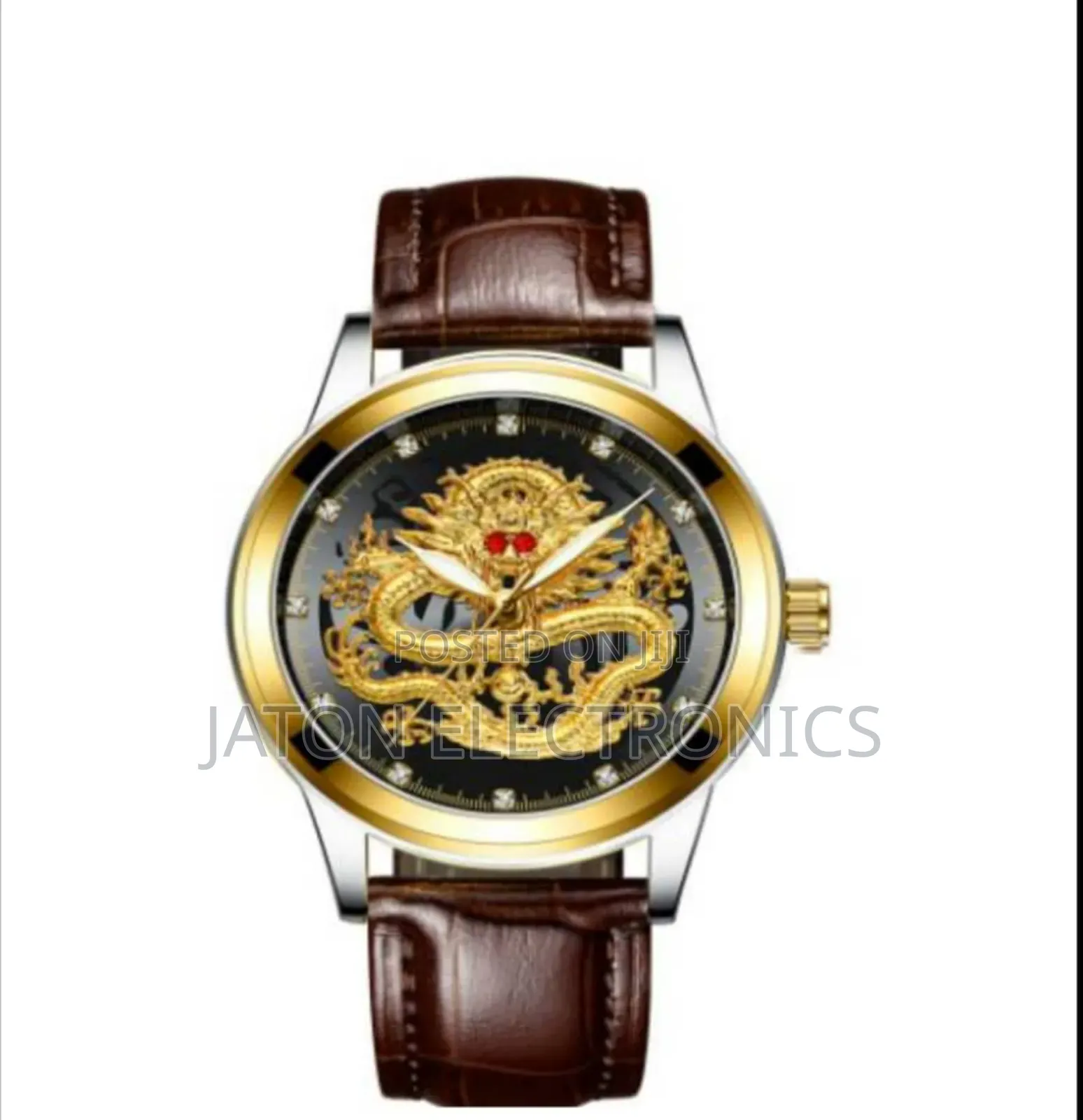High Quality Leathers Straps Quartz Water Proof Box
