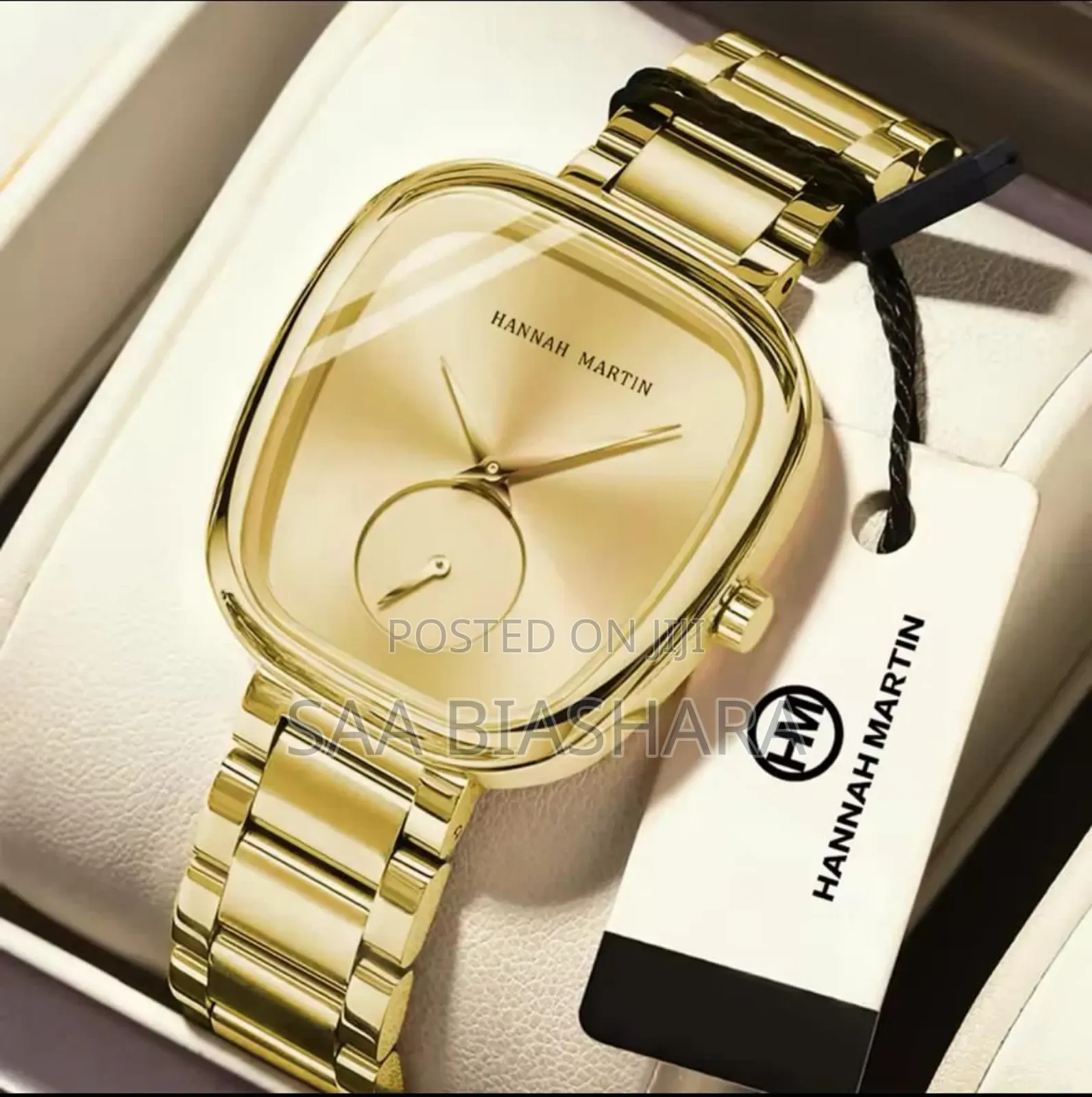 New Hannah Martin for Ladies Stainless Steel Gold