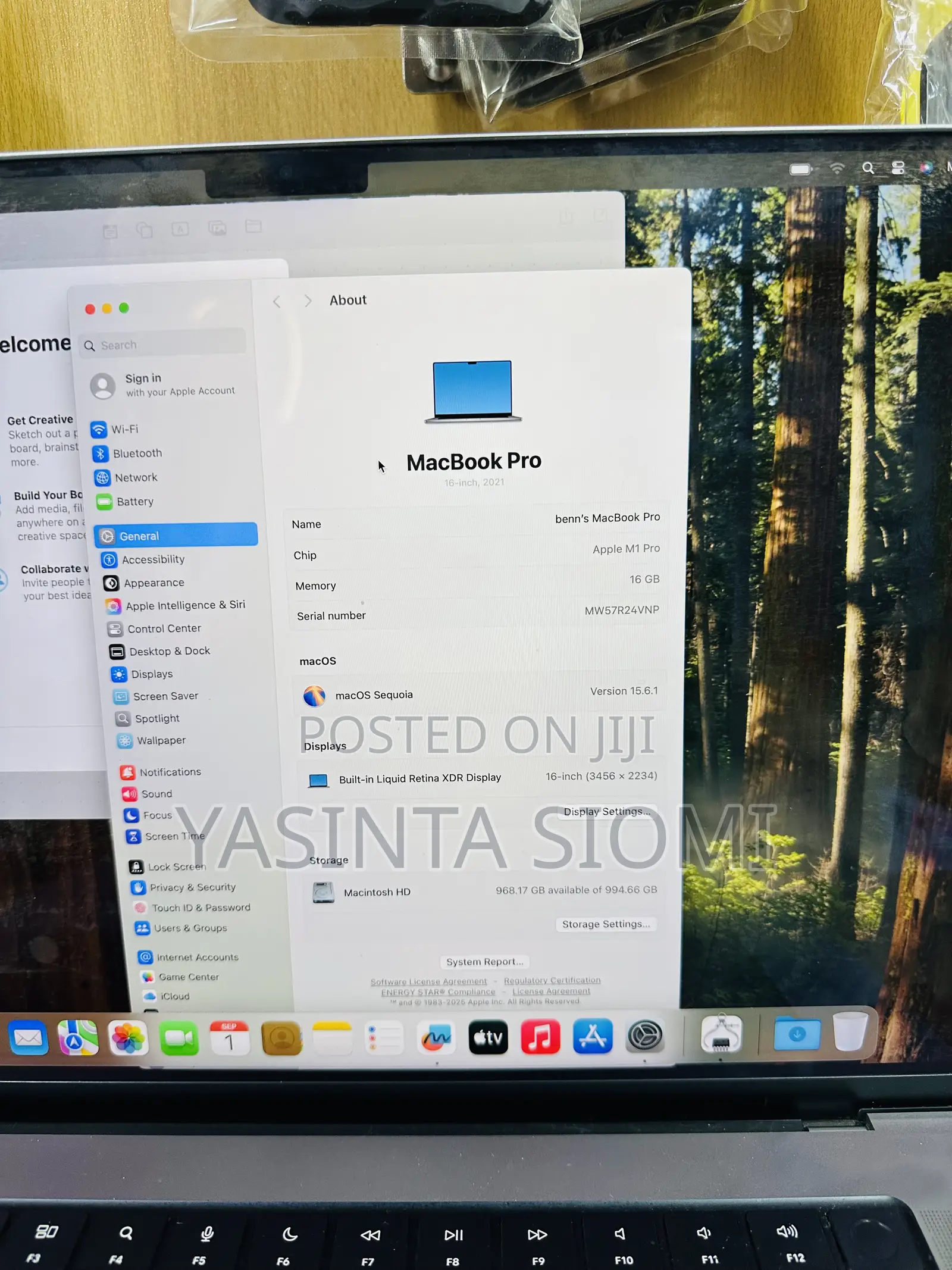 Laptop Apple MacBook Pro 2021 M1 16GB Apple M1 Pro SSD 1T