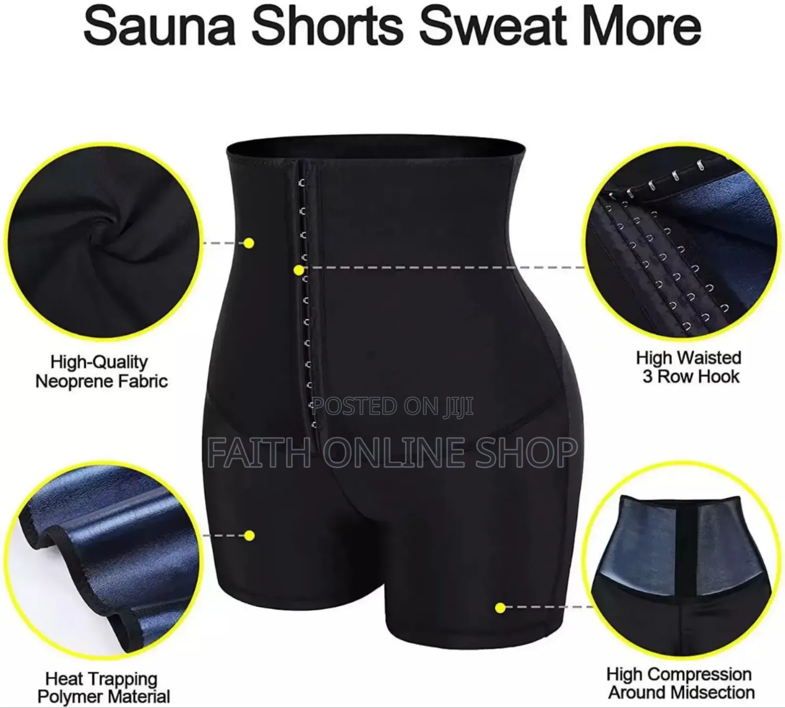 Yoga High Waist Pants Sport Sauna Suit 2xl