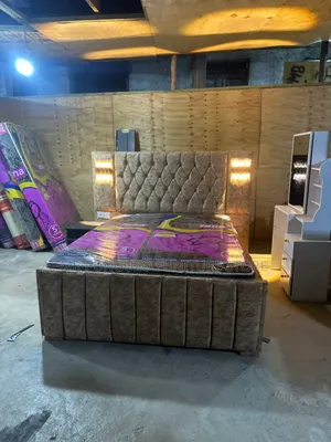 Kitanda Bed Sofa Full Taa Vip Bed Light 5/6 Gold Color