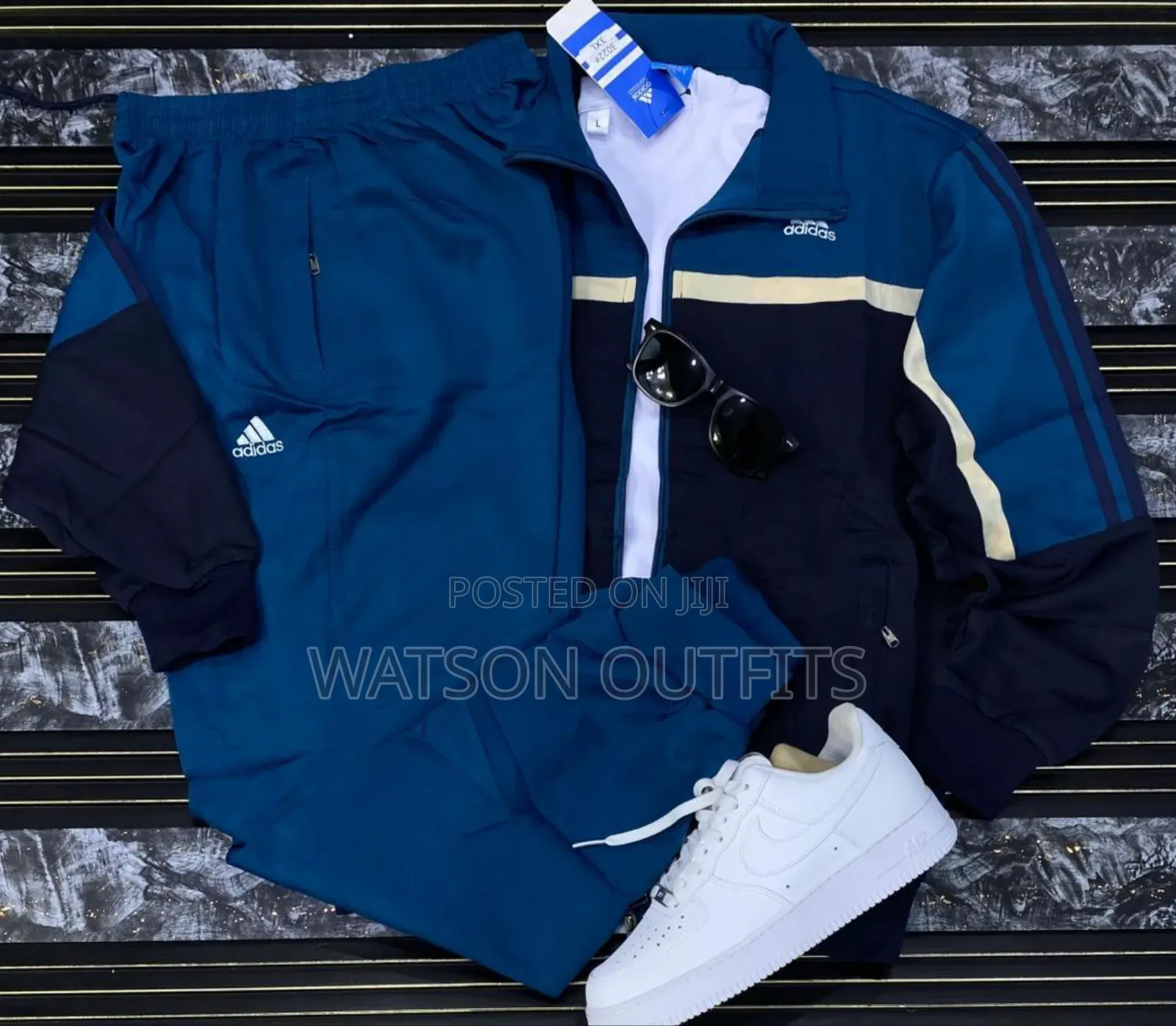 Beautifully Clothing Set of Track Suits,Glasses,Sneakers and T Shirts