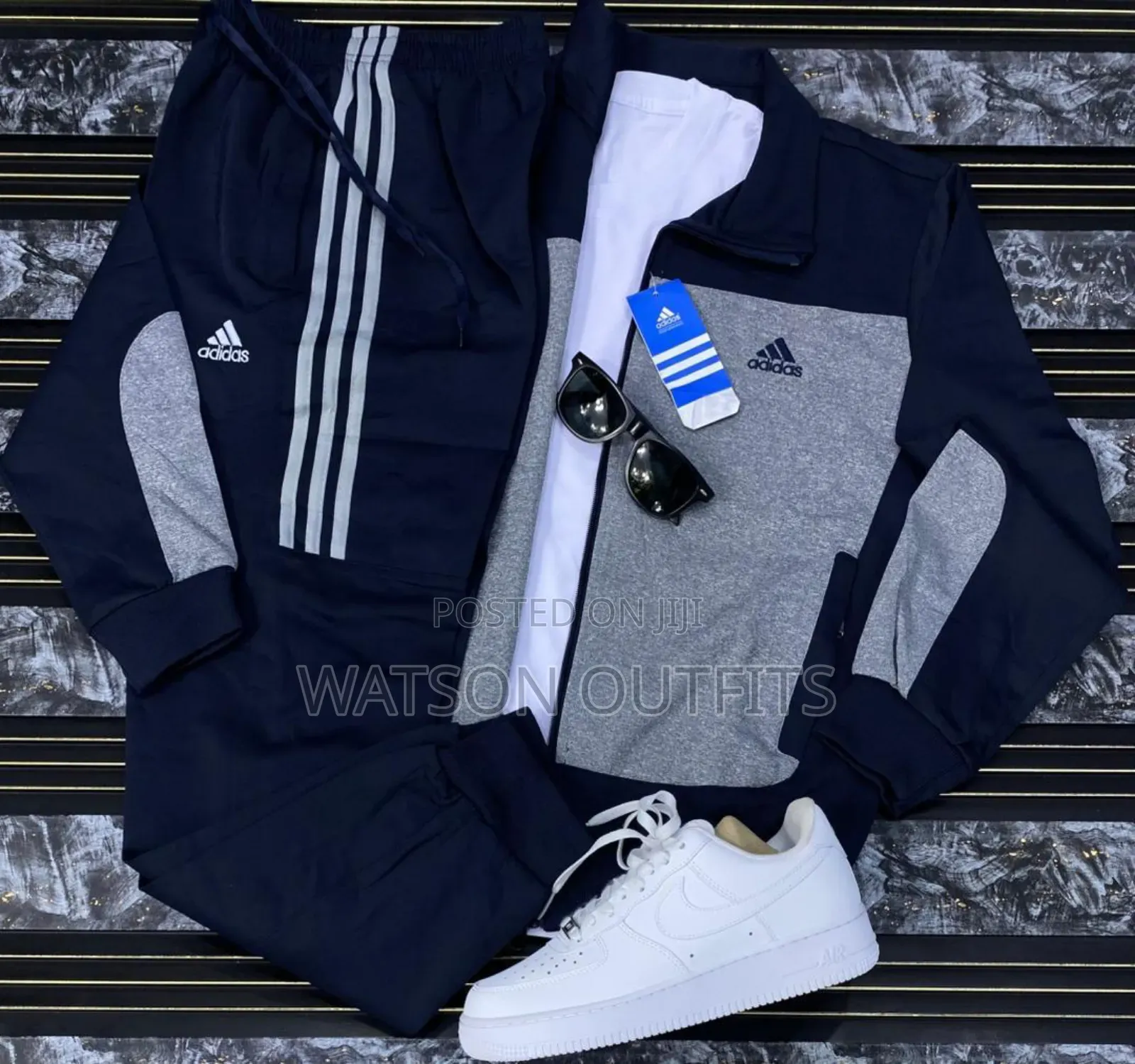 Beautifully Clothing Set of Track Suits,Glasses,Sneakers and T Shirts