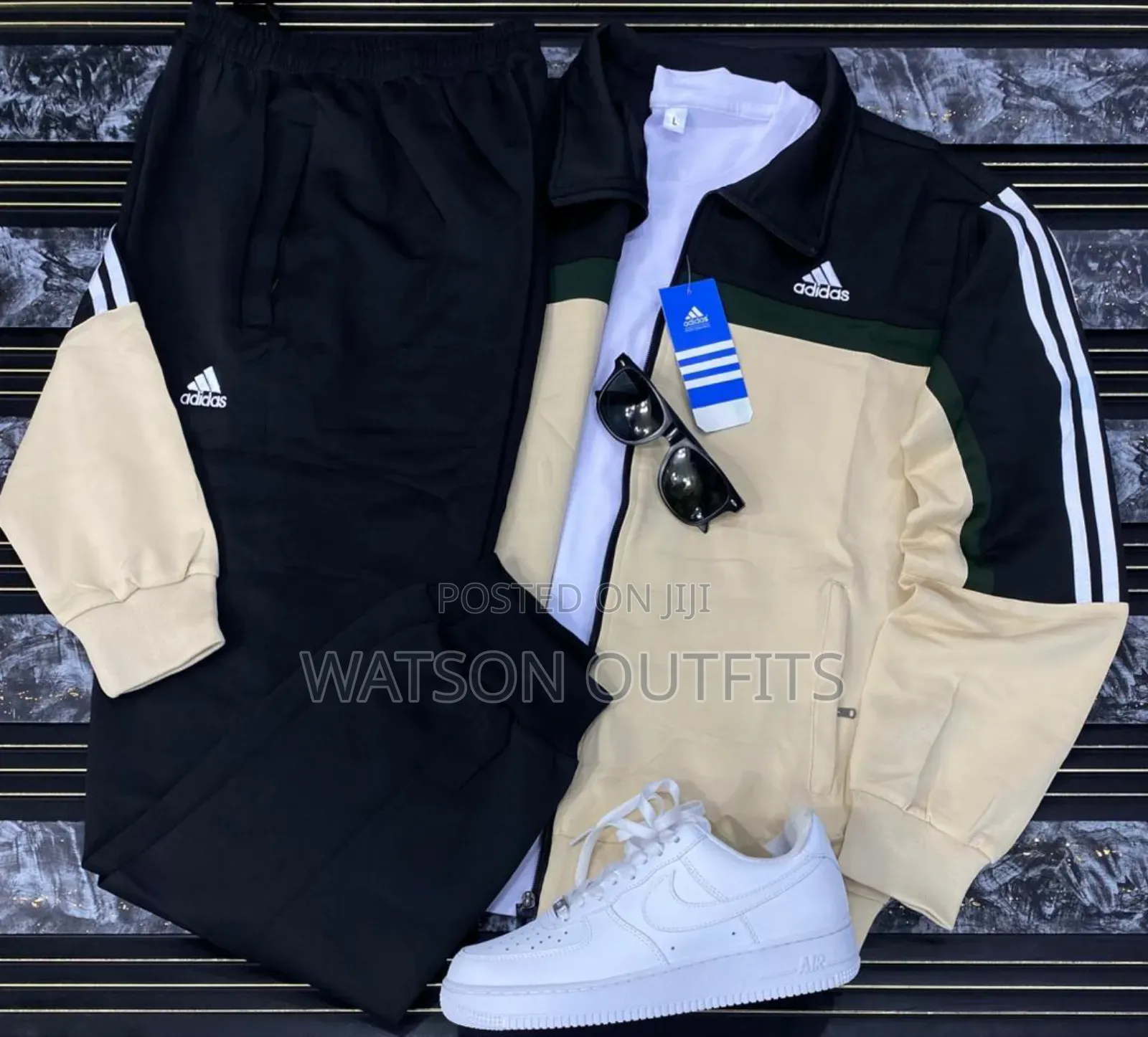 Beautifully Clothing Set of Track Suits,Glasses,Sneakers and T Shirts