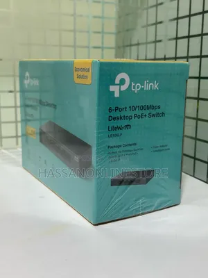 Tp-link Ls106lp 6-port 10/100mbps Desktop Switch With 4-port Poe