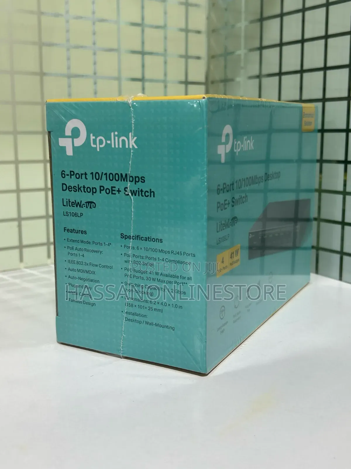 Tp-link Ls106lp 6-port 10/100mbps Desktop Switch With 4-port Poe