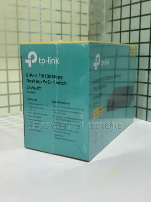 Tp-link Ls106lp 6-port 10/100mbps Desktop Switch With 4-port Poe