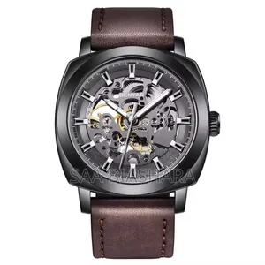 Benyar Automatic Watch Black and Brown Belt