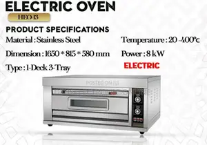 Oven Umeme Deck1 Tray 3