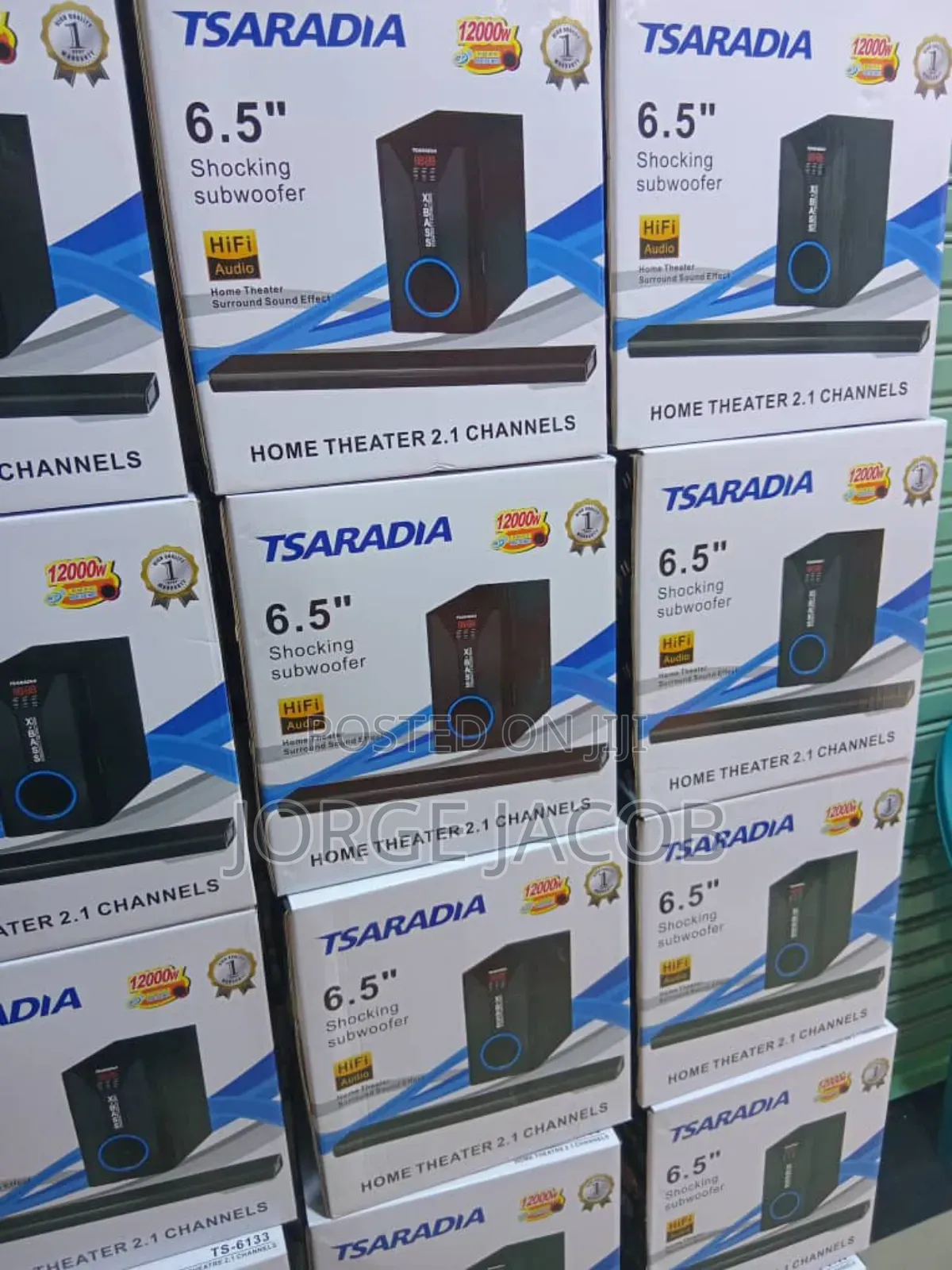 Tsaradia 6.5"Subwoofer, 2.1 Channels