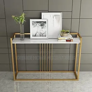 Metal Console Table Suitable for Hallway Entry _Mbao