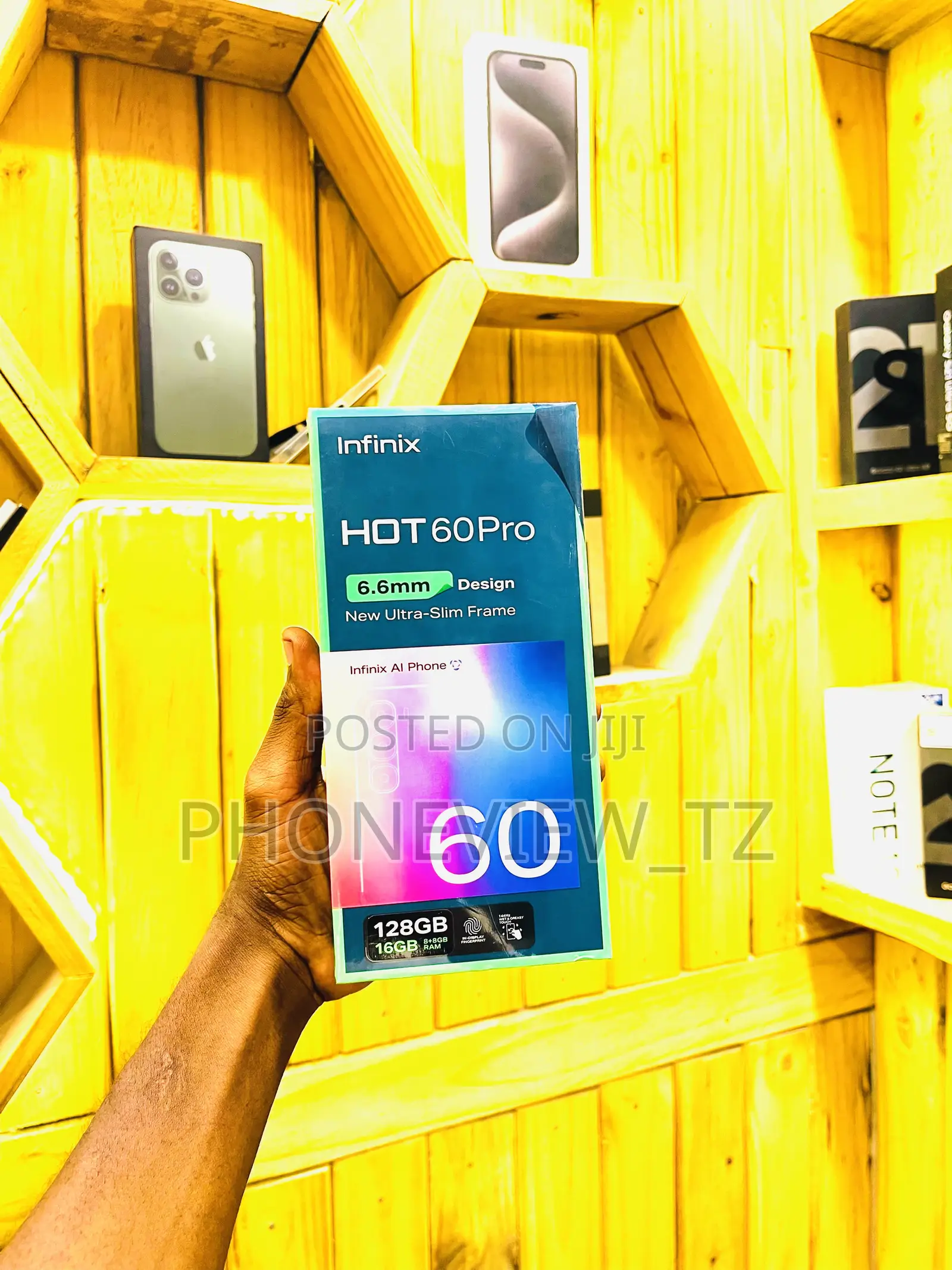 New Infinix Hot 60 128 GB Black