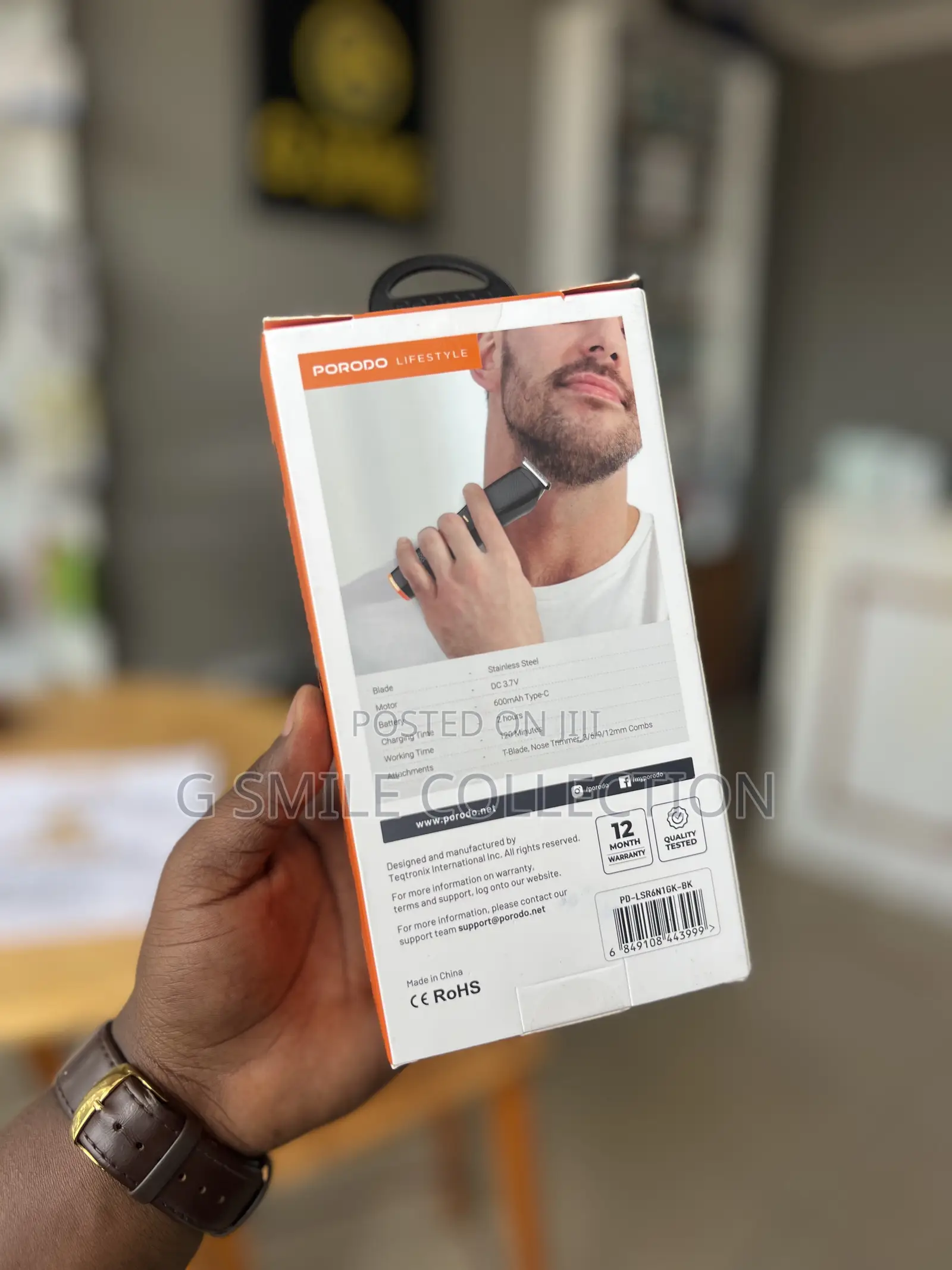 Porodo Lifestyle Multi-Purpose Beard Trimmer and Smooth Seamless